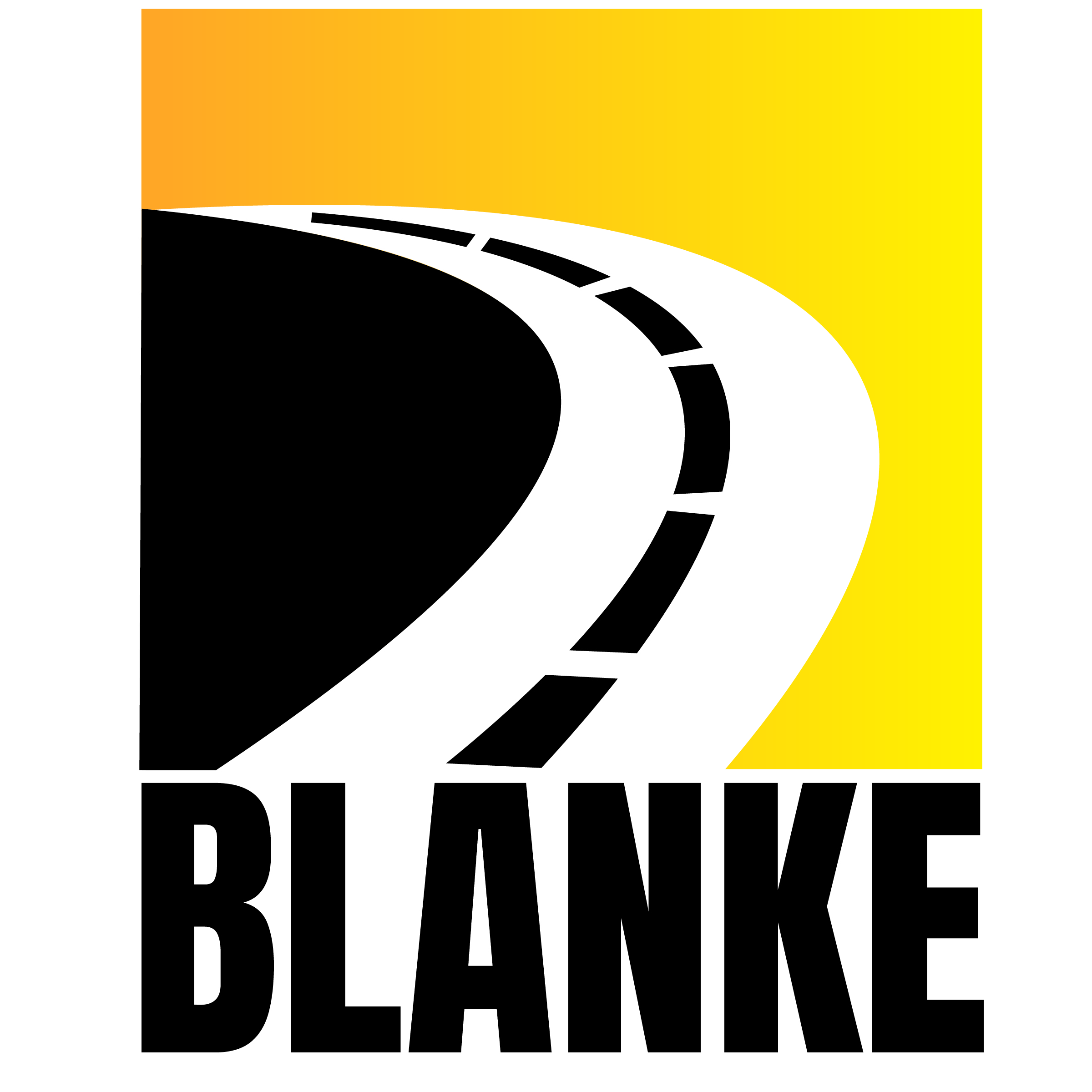 Sinaliza o horizontal blanke